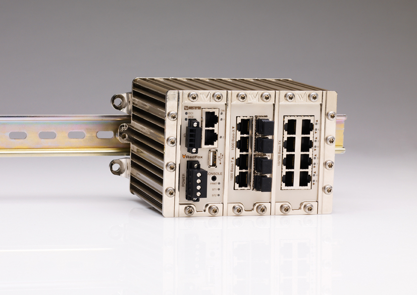Der  industrielle Ethernet-Switch von Westermo reduziert den Druck für ABB Force Measurement